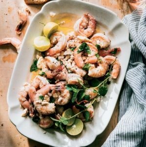 Shrimp with Feta and Mint | California Olive Ranch