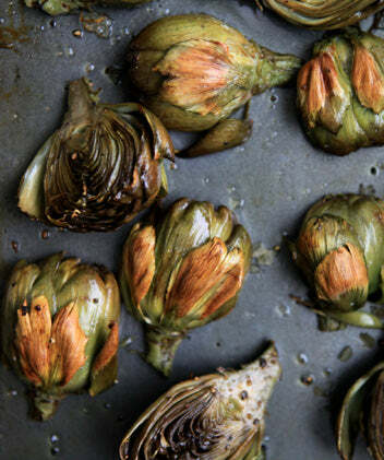 Oven Roasted Artichokes with Anchovy Meyer Lemon Aioli | California Olive Ranch