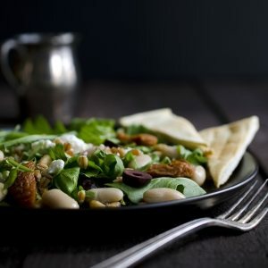 Mediterranean Salad with Roasted Tomato Vinaigrette | California Olive Ranch