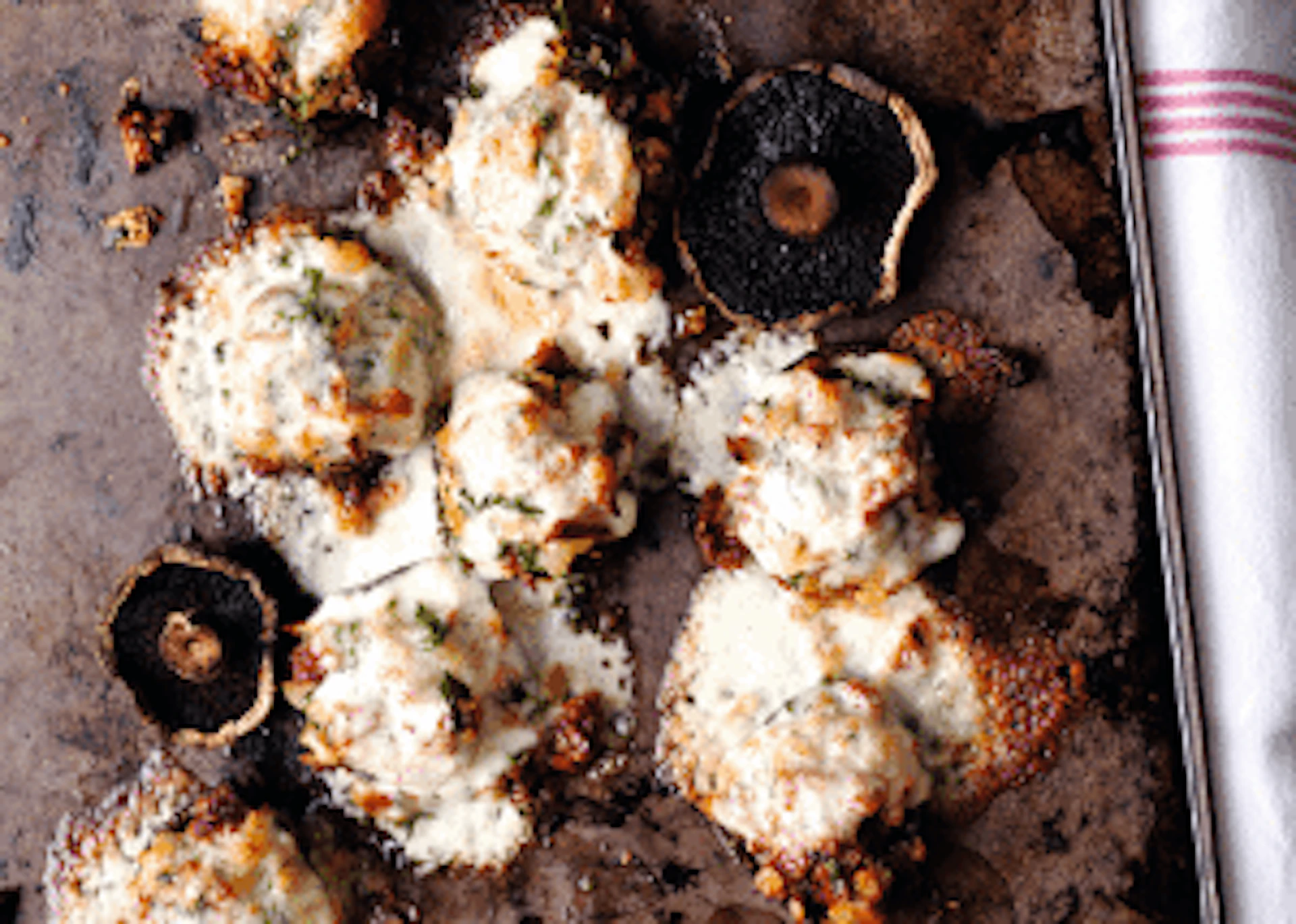 Stuffed Portobello with Melting Taleggio | California Olive Ranch