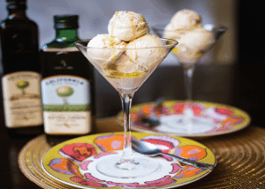 Vanilla Ice Cream with Olive Oil Drizzle and Sea Salt | California Olive Ranch