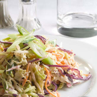 Celery Root and Cabbage Slaw with Chicken | California Olive Ranch
