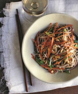 Soba Noodle Salad with Snow Peas | California Olive Ranch