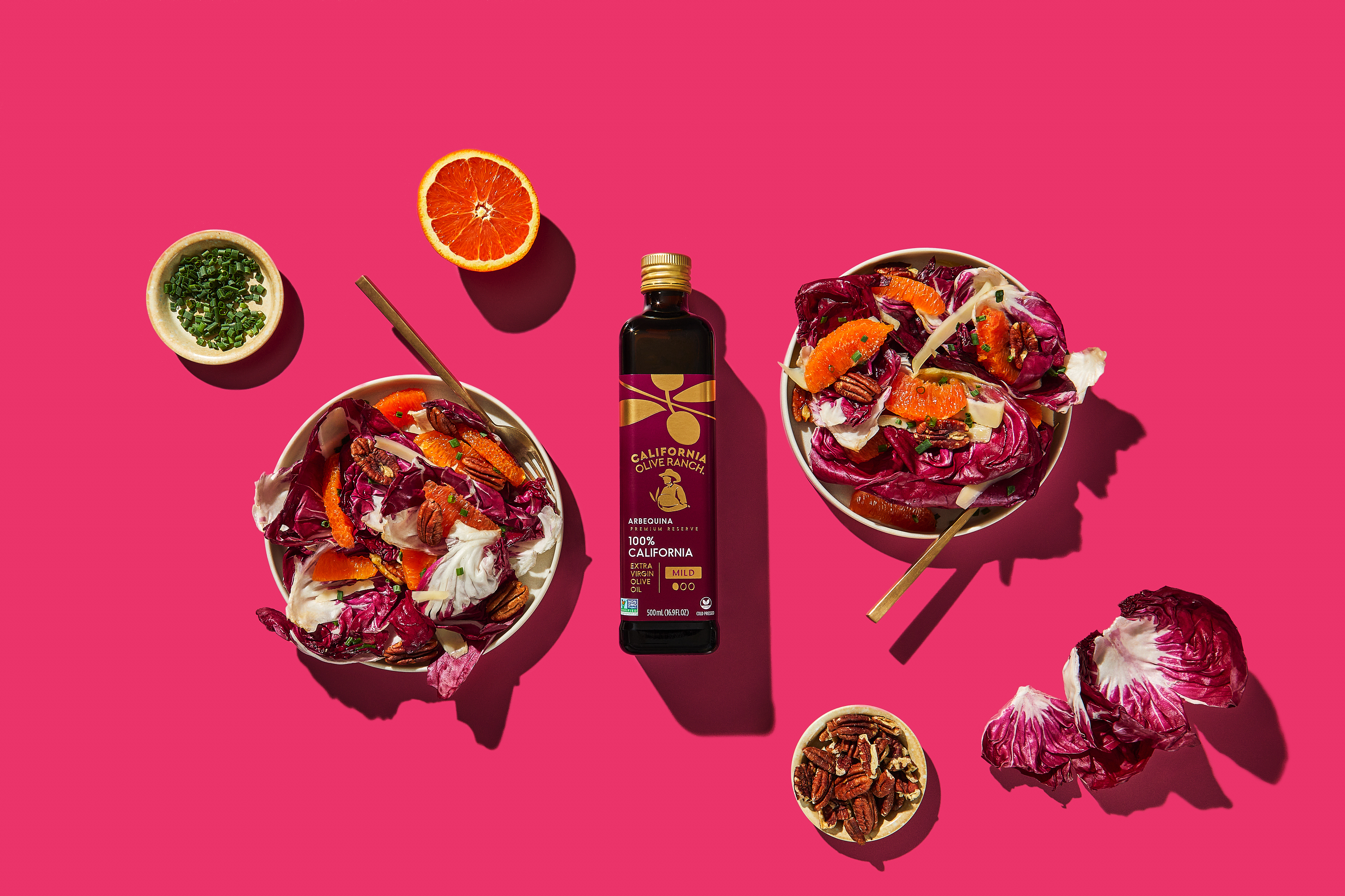 Radicchio, Orange & Pecan Salad | California Olive Ranch