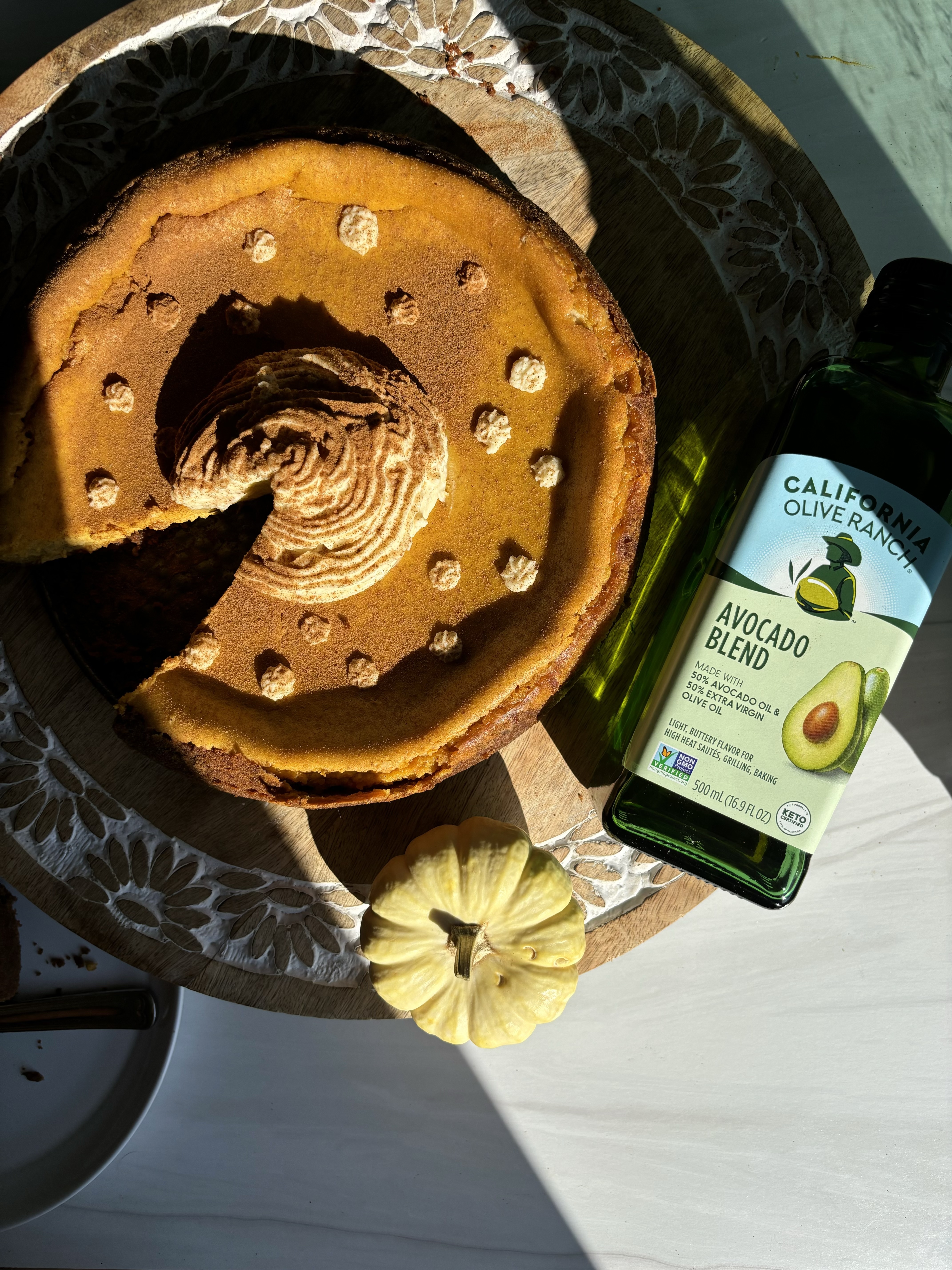 Pumpkin Cheesecake | California Olive Ranch