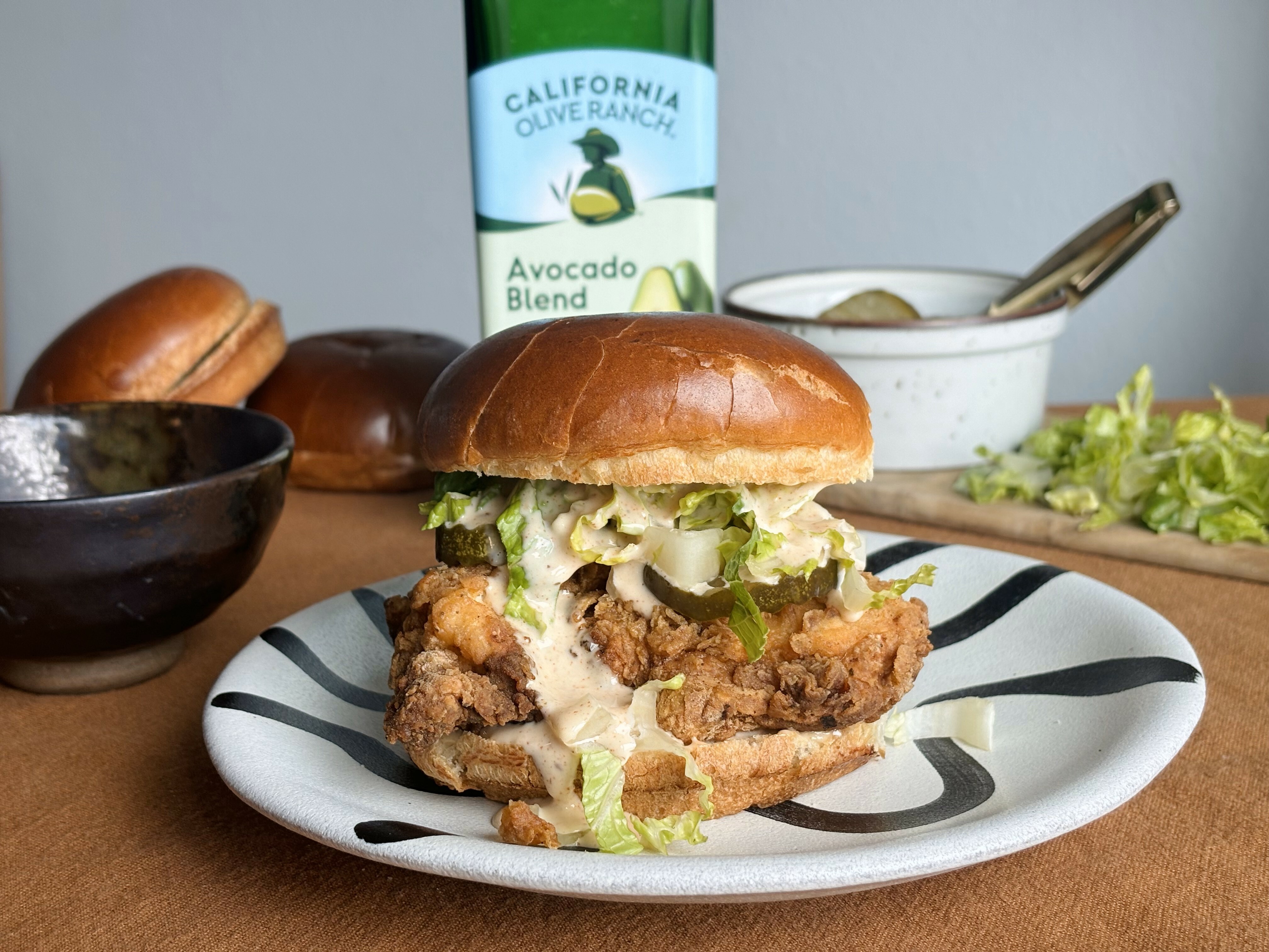 Buttermilk Fried Chicken Sandwich | California Olive Ranch