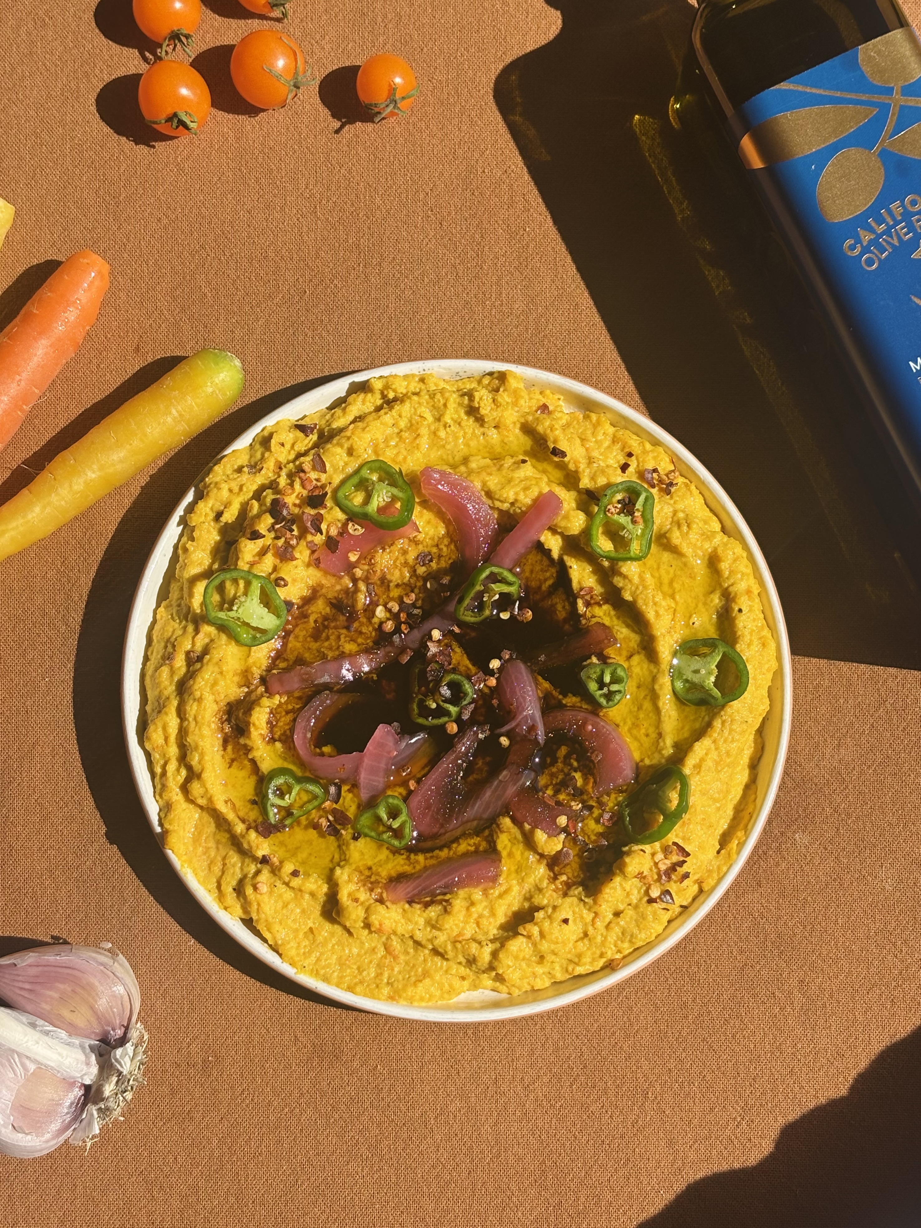 Roasted Carrot and Garlic Dip | California Olive Ranch