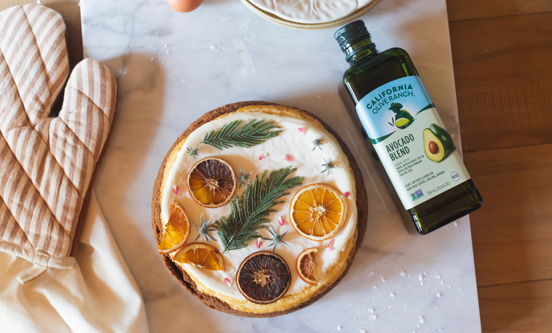 Lemon Ricotta Cheesecake | California Olive Ranch