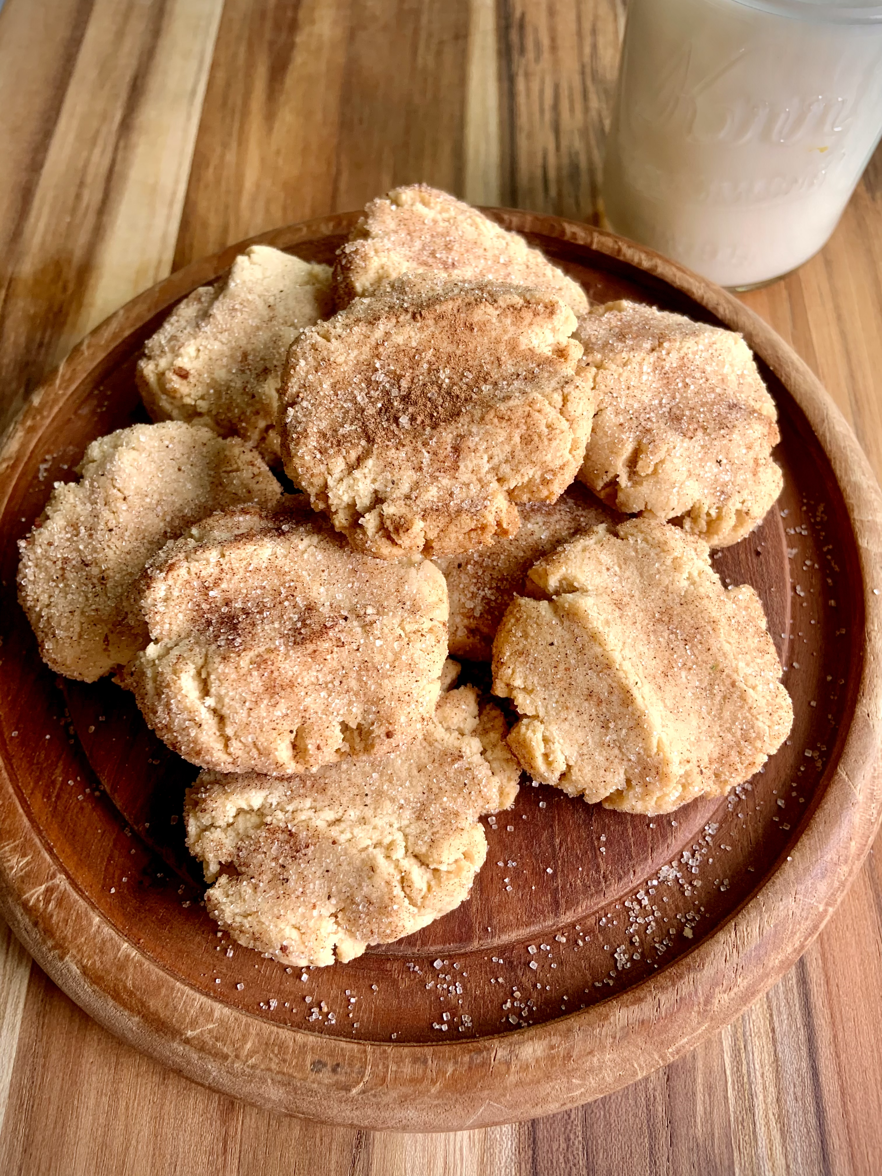 Paleo, Vegan & Gluten free Pumpkin Spiced Snickerdooodles | California Olive Ranch