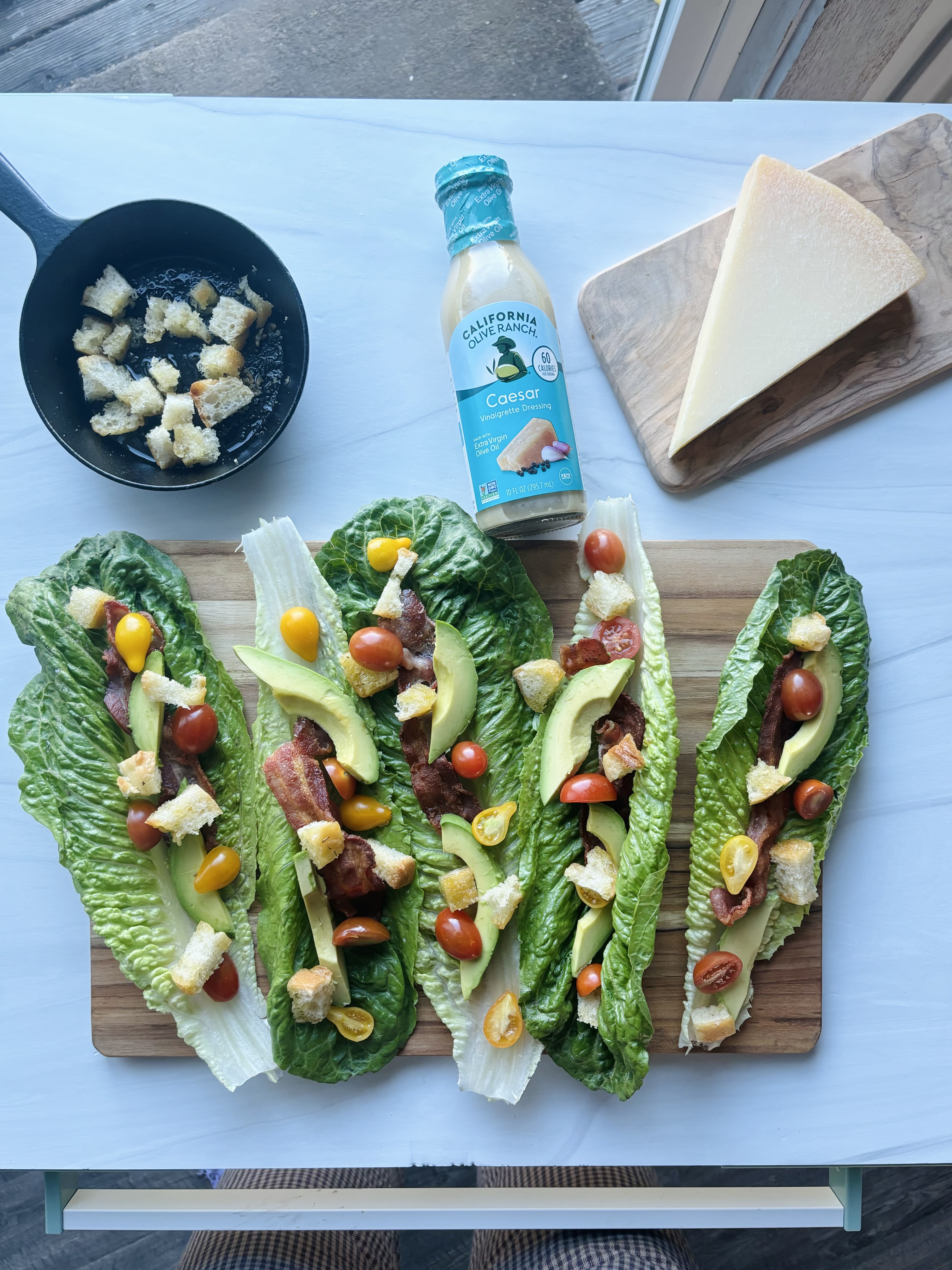 Loaded Caesar Wedge Salad | California Olive Ranch