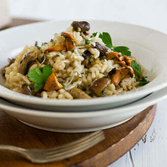 Wild Mushroom Risotto | California Olive Ranch
