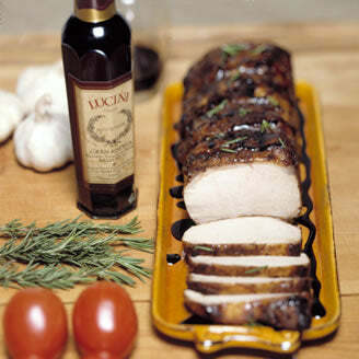 Roasted Pork Loin with Balsamic Reduction Sauce | California Olive Ranch